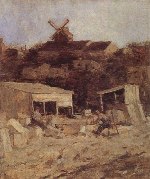 Matthijs Maris Quarry at Montmartre china oil painting image